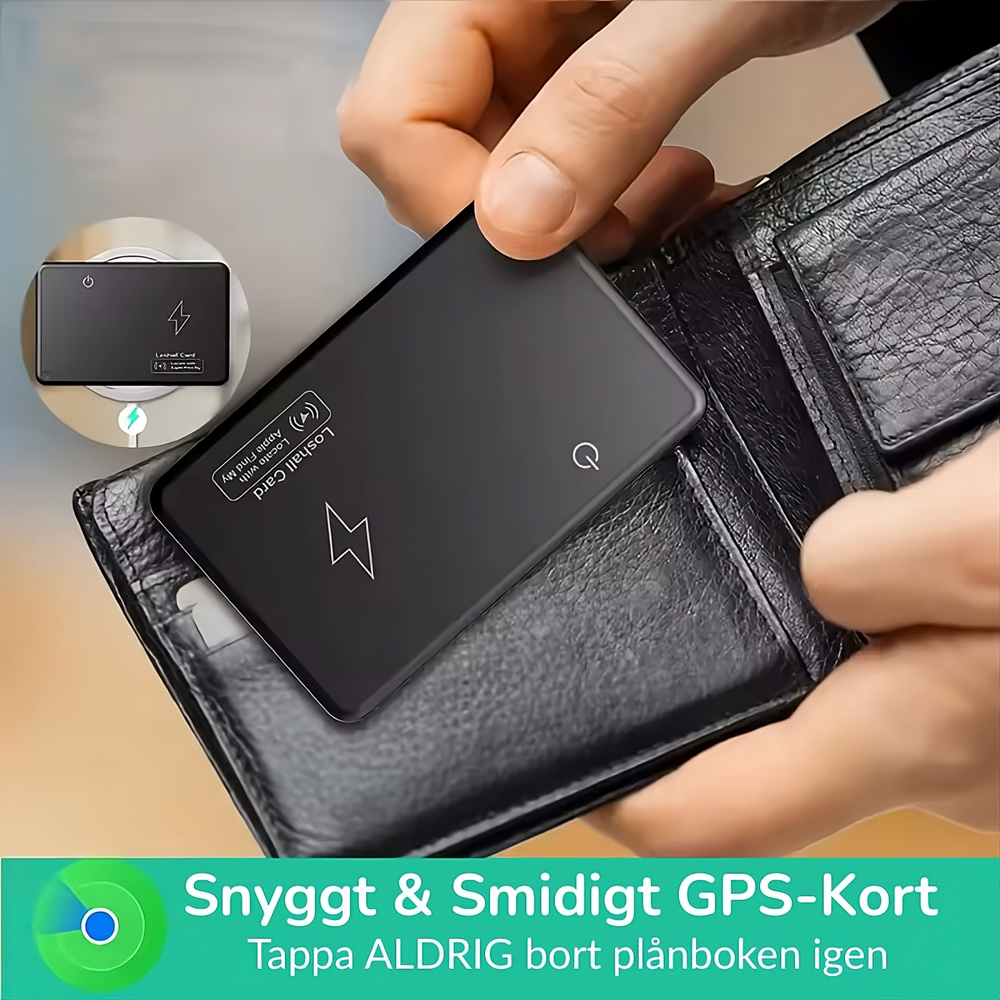 Plånboks GPS - Tappa aldrig bort plånboken igen