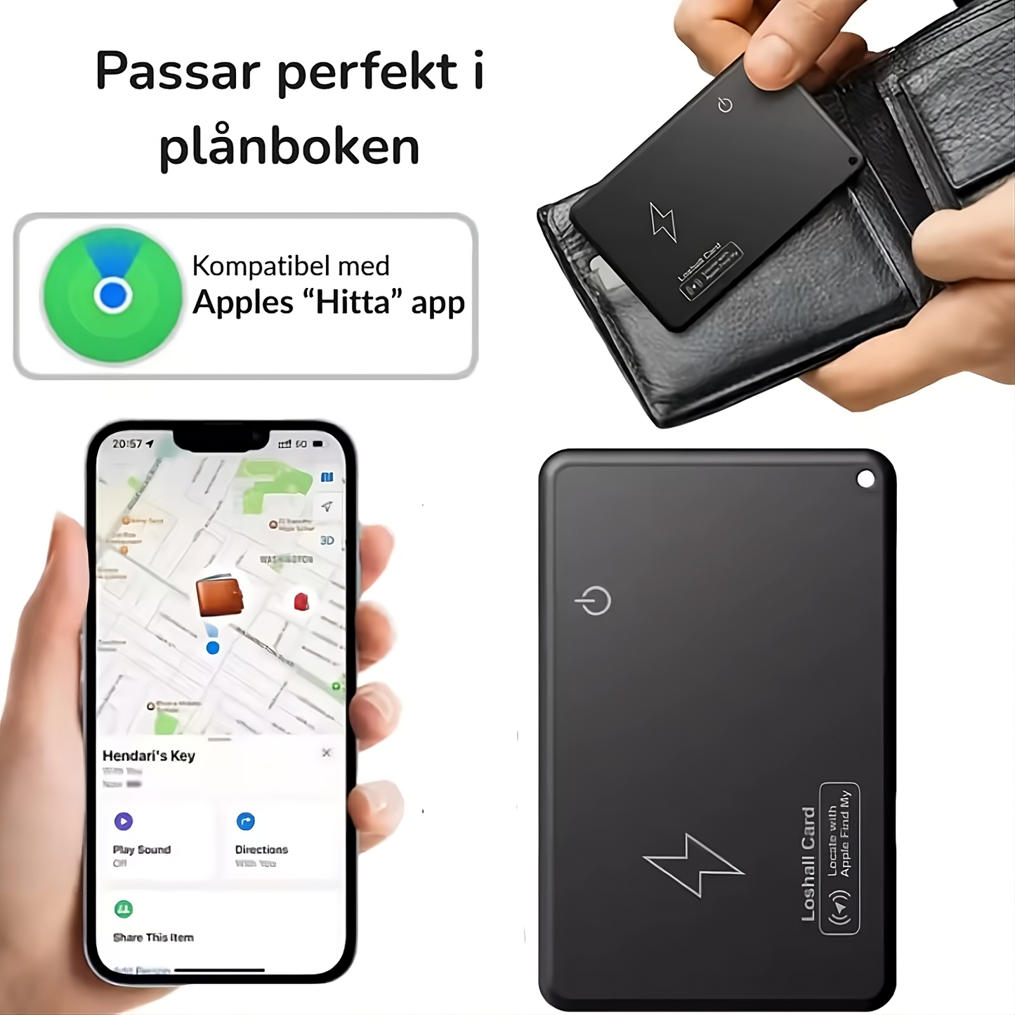 Plånboks GPS - Tappa aldrig bort plånboken igen
